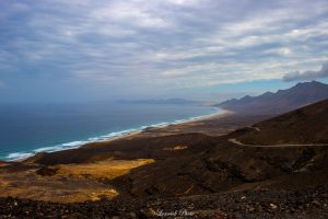 Plage de Cofete vue aérienne